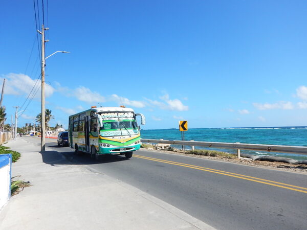 サン・アンドレス島のバス