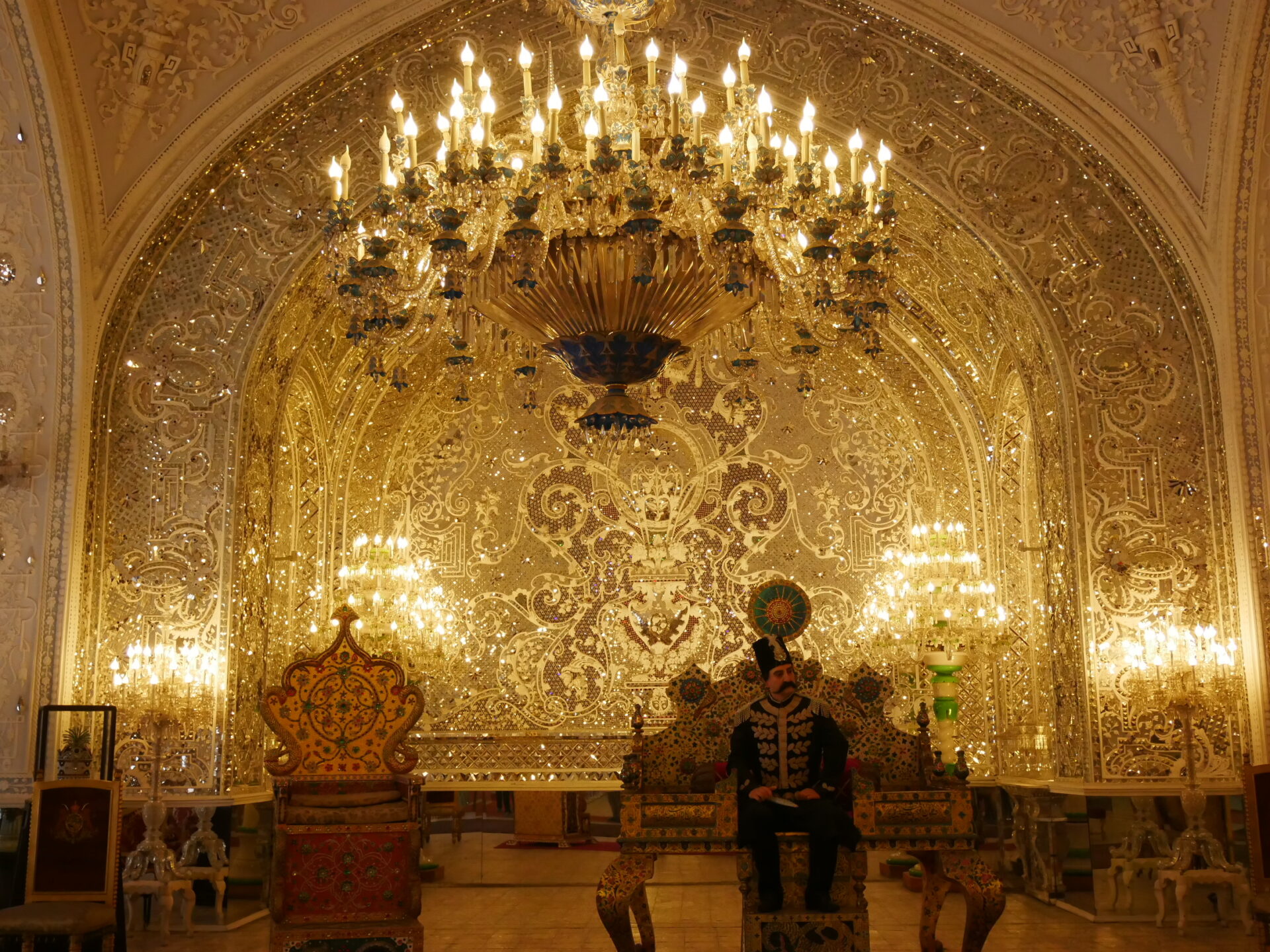 未知の国イランの旅 その10．テヘラン・ゴレスターン宮殿