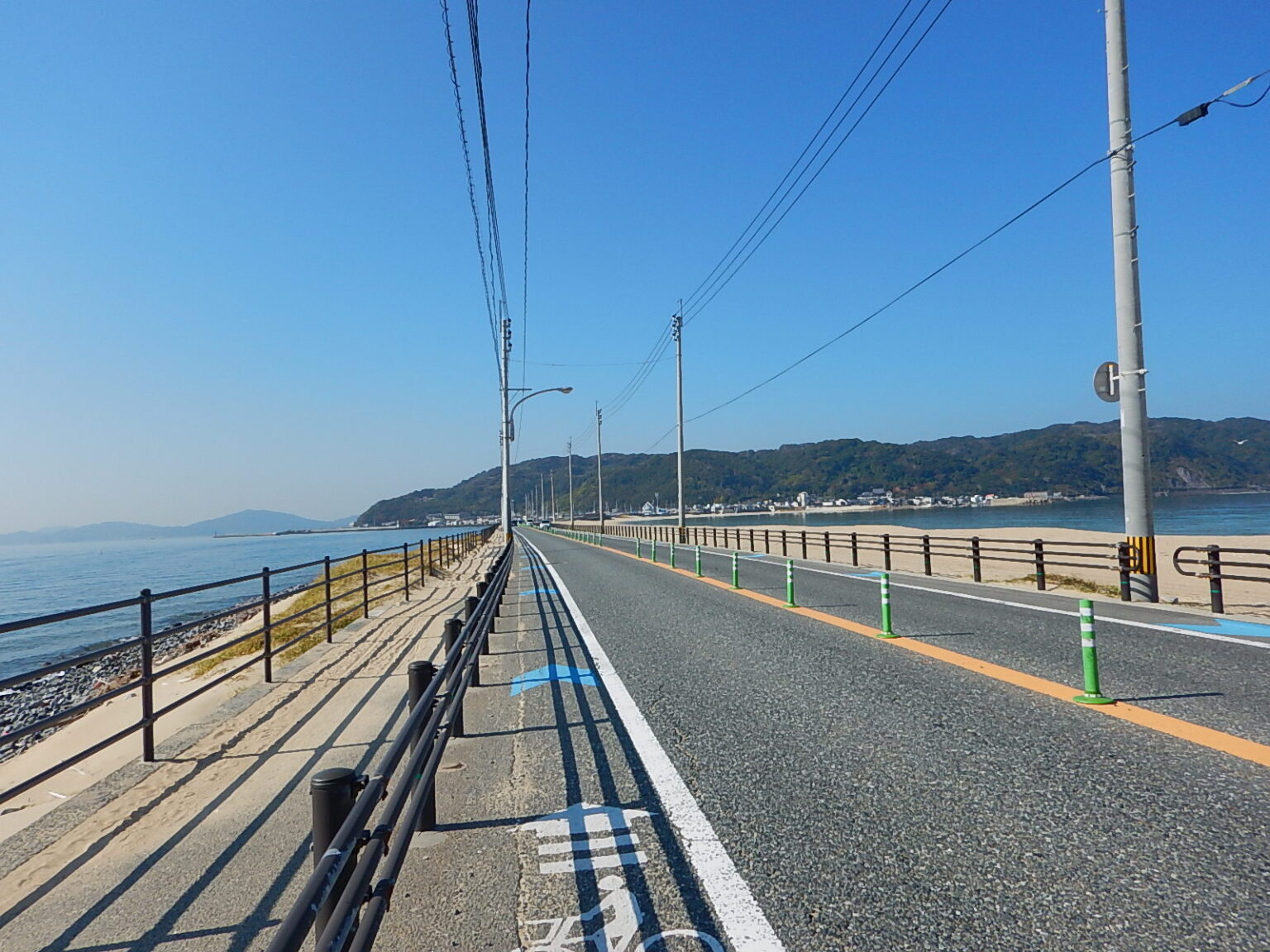 博多から気軽に行ける志賀島。サイクリングで島内周遊。