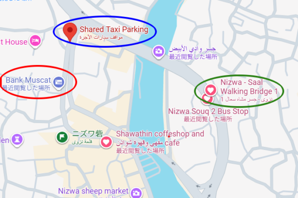 オマーン地図